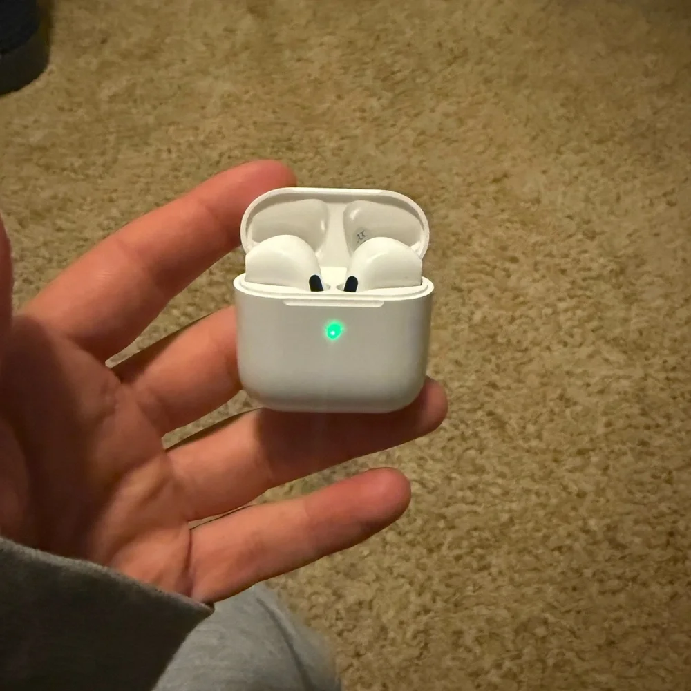 Wireless Earbuds Charging Case - White